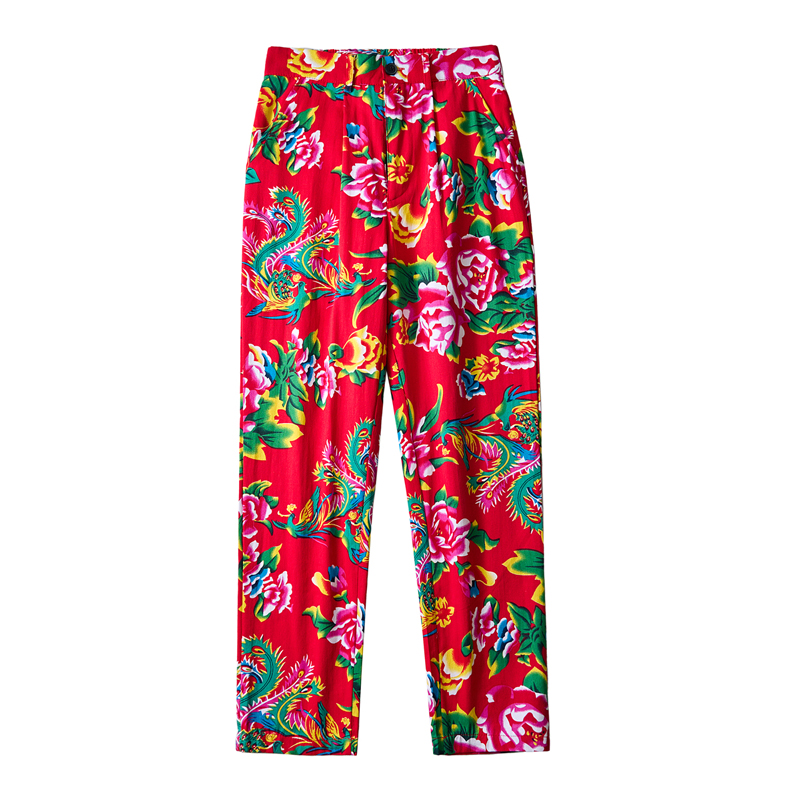 Streetwear Brand Flower - Мужские популярные брюки в китайском стиле,
