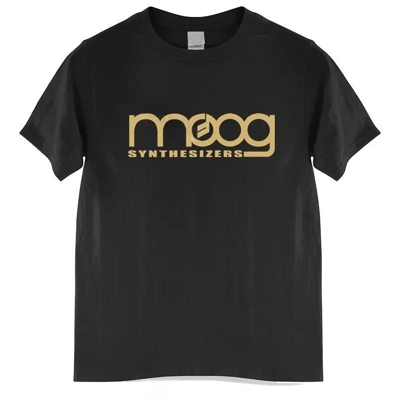 Streetwear Brand Shirts - Футболка Moog Мужская/женская с синтезатором, хлопковая