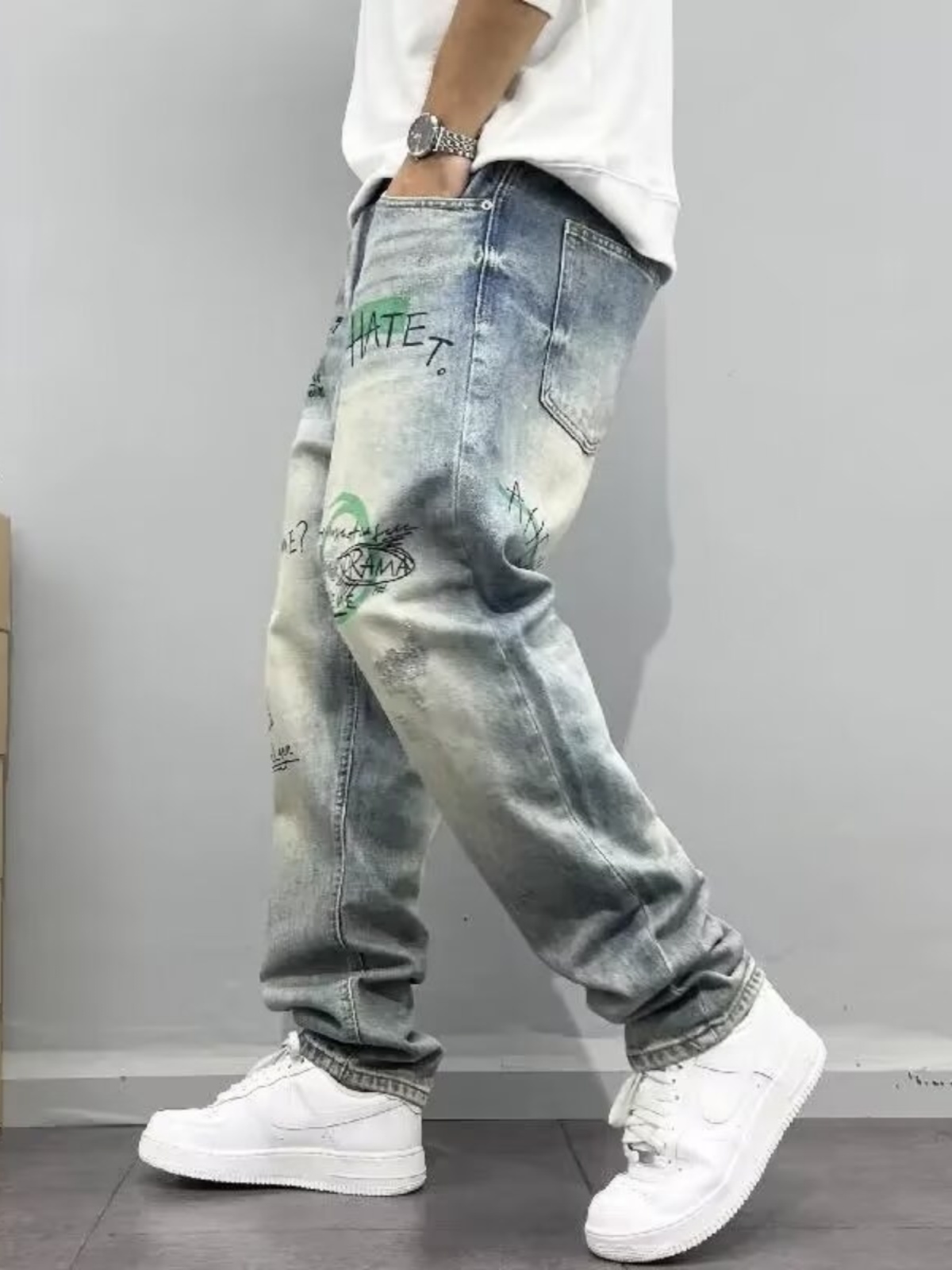 Мужские джинсы прямого кроя в  – обзор и цена Streetwear Brand Jeans