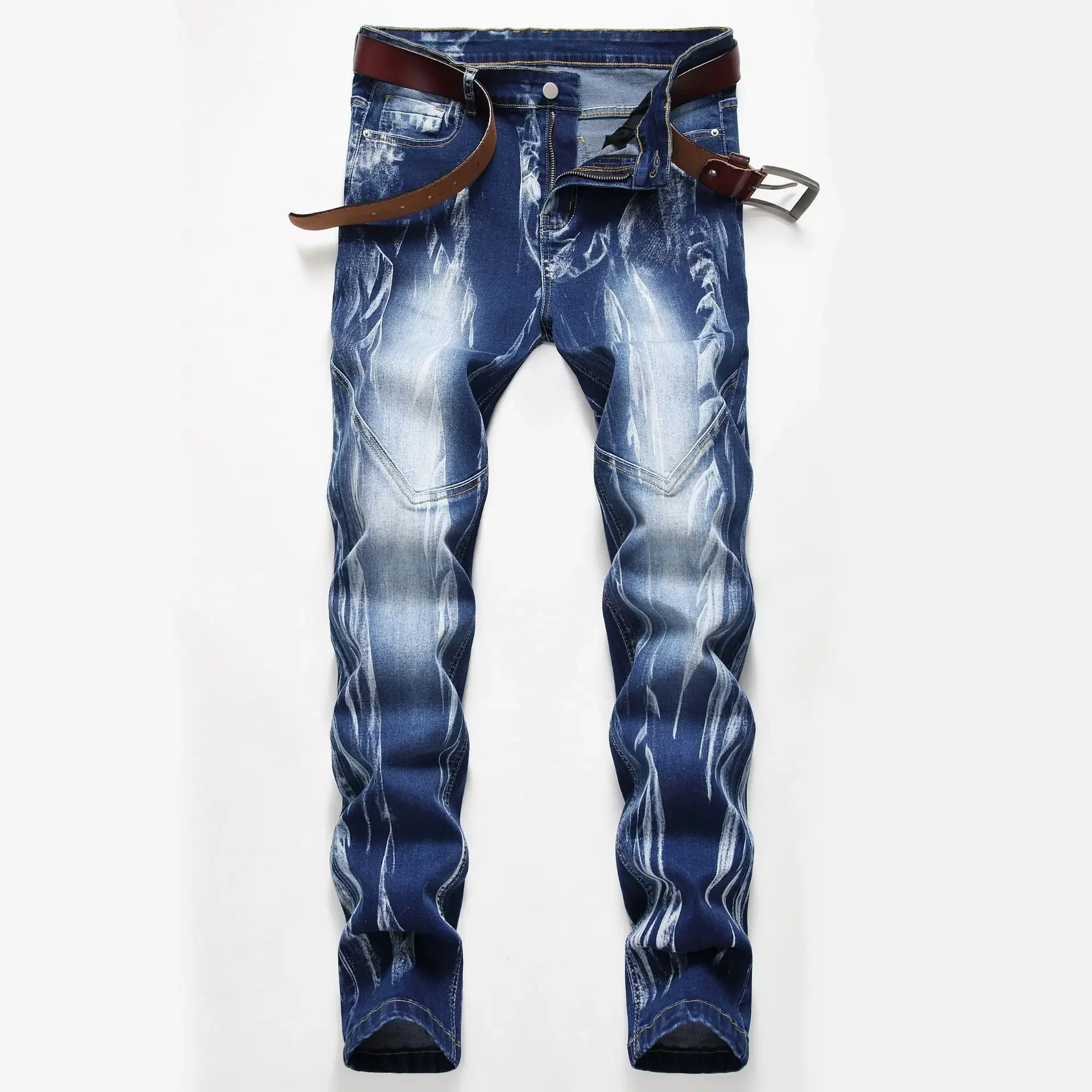 Мужские эластичные узкие джинс – обзор и цена Streetwear Brand Jeans
