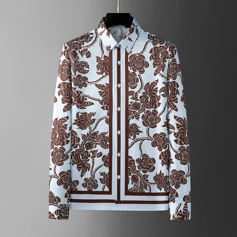 Мужская рубашка с цветочным пр – обзор и цена Streetwear Brand Flower