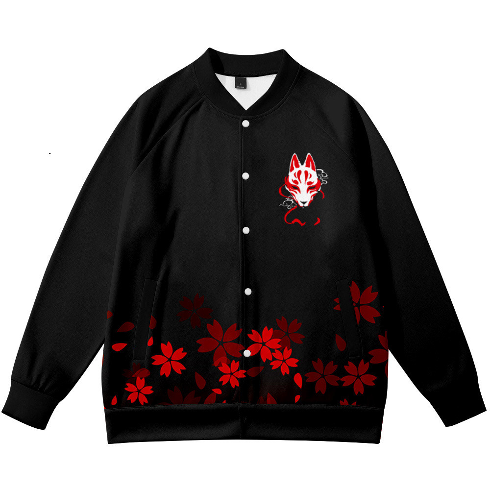 Пальто аниме цветок лиса 3D пе – обзор и цена Streetwear Brand Flower